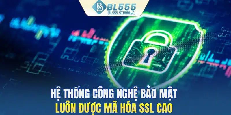 Hệ thống công nghệ bảo mật luôn được mã hóa SSL cao